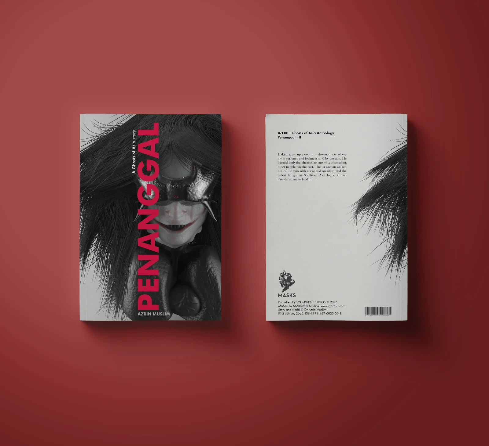 PENANGGAL, a Ghosts of Asia story by Azrin Muslim: front and back cover