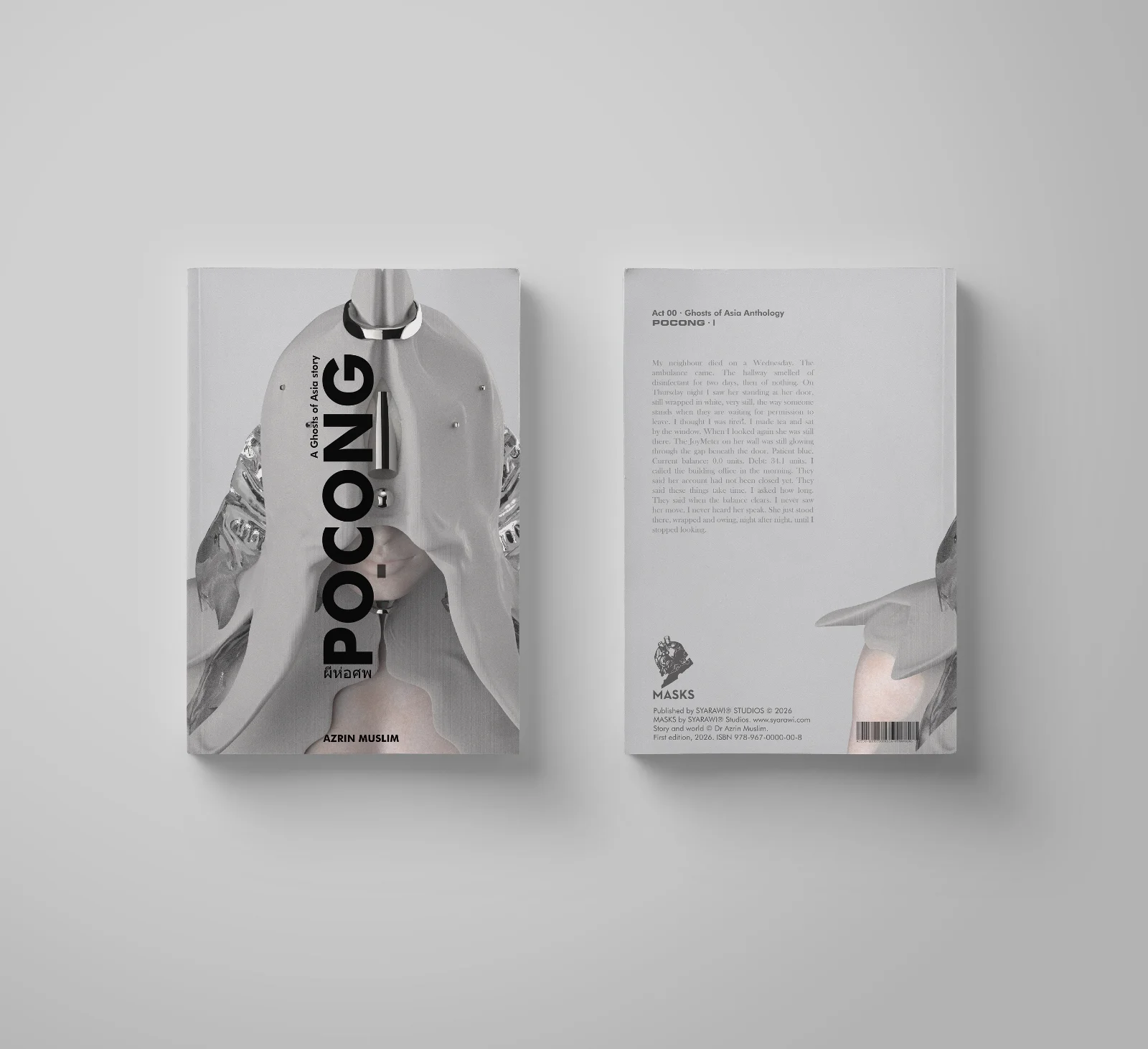 POCONG, a Ghosts of Asia story by Azrin Muslim: front and back cover