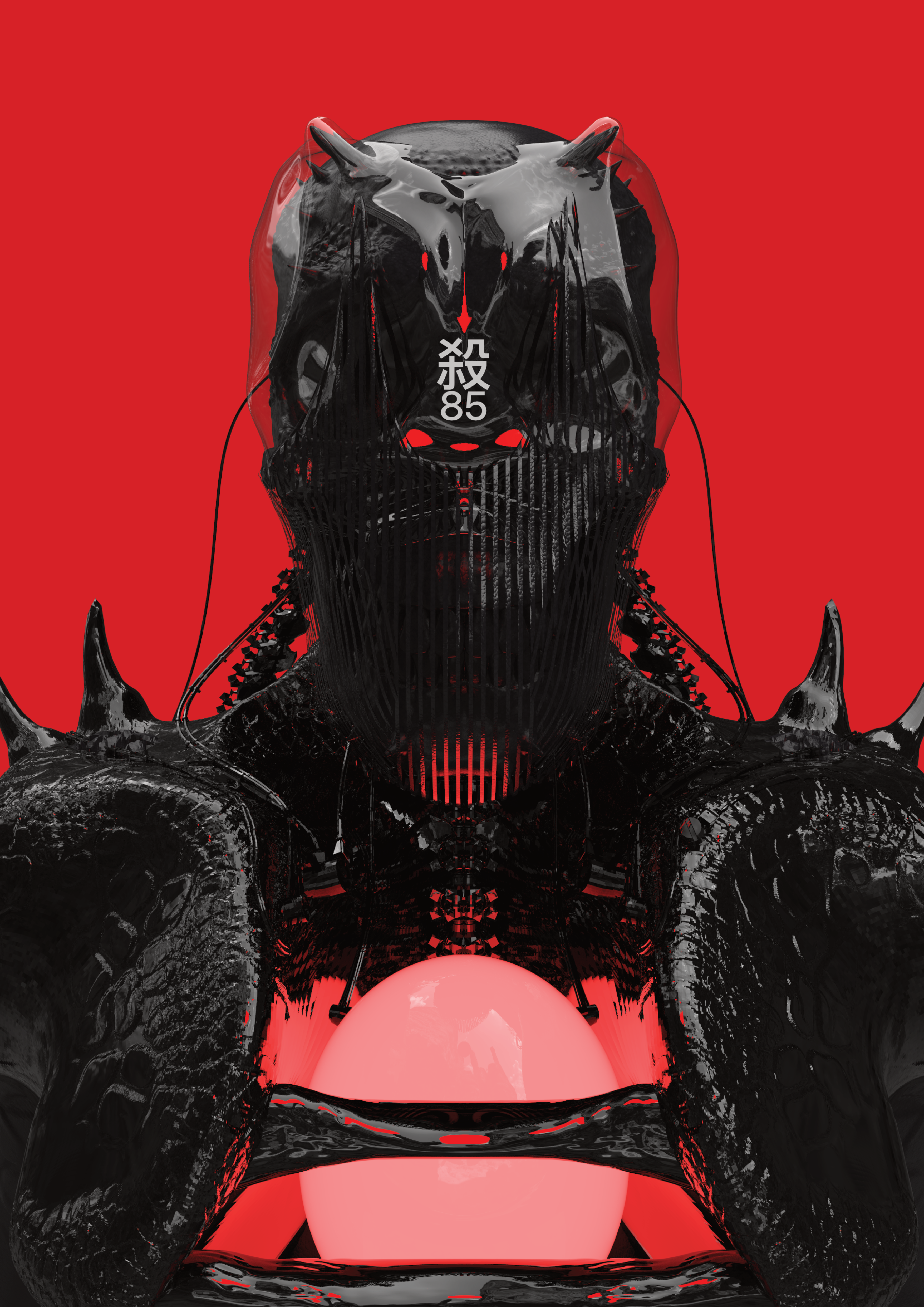 RED DEATH, MASKS by Azlan Syarawi